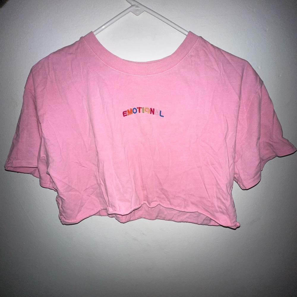 Embroidered Crop Top